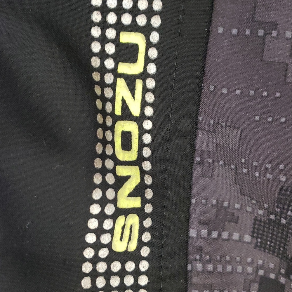 Children's Black and Gray Camo Jacket with Neon Accents - Picture 10 of 10